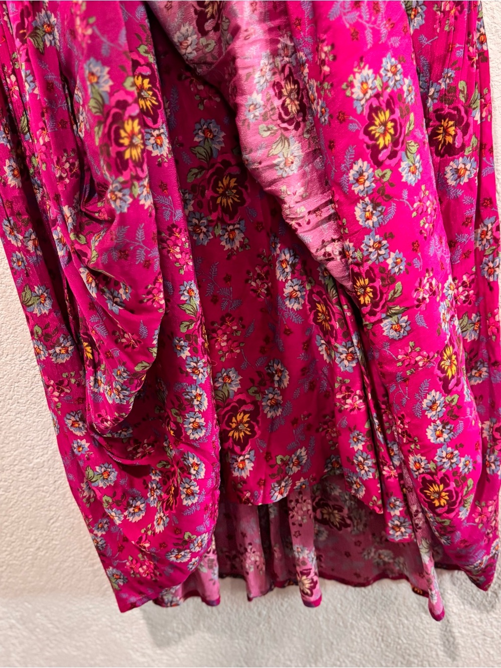 Sundance Raspberry Zora Floral Ruffle Dress XL - Picture 7 of 11